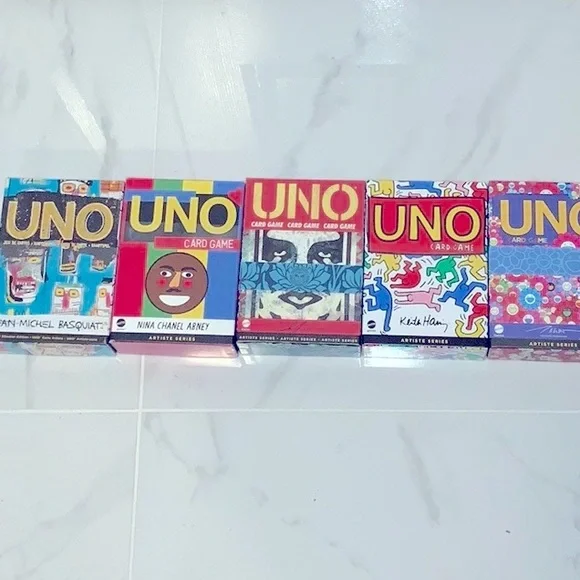 UNO ARTISE LAST SET - 1 thru 5 Complete Set The UNO artiste series NWT 1-2-3-4-5 - Picture 7 of 7
